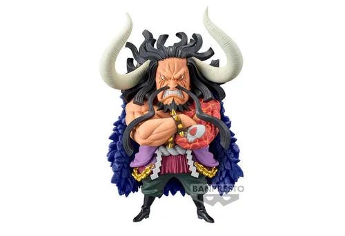 Banpresto One Piece Mega WCF Kaido of The Beasts Actionfigur - Actionfigur für Kinder, detailreiche Nachbildung von Kaido, perfekt für Sammler und Fans der One Piece Serie.