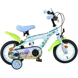 Bluey Kinderfahrrad 12 Zoll – Hellblau mit Handbremsen