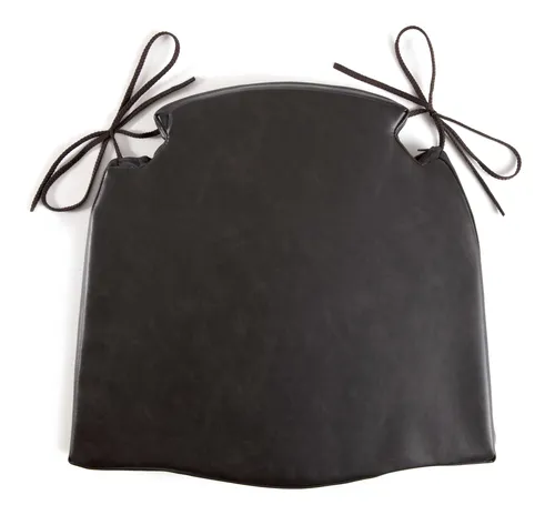 SIT Möbel Stuhlkissen | Kunstleder braun mit Bändern in braun von SIT-Möbel