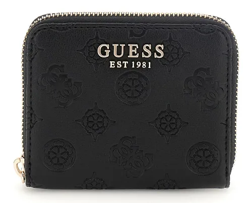 Guess Geldbörse SLG Small Zip Around Wallet in schwarz von GUESS