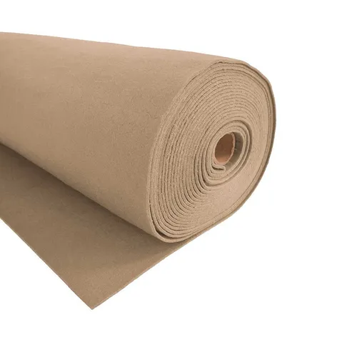 maDDma Stoff Bastelfilz 5m Rolle Filz 90cm x 1,5mm, hellbeige