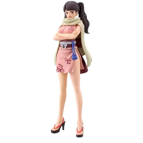 Banpresto Shinobu One Piece - Dxf The Grandline Series Wanokuni Actionfigur - Actionfigur aus PVC, handgefertigt und lizenziert, ideal für Sammler und Fans des One Piece Animes. Lieferung in umweltfreundlicher Verpackung und mit Basisständer.