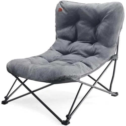 EVER ADVANCED Luxus Campingstuhl XXL – Faltbar bis 180KG