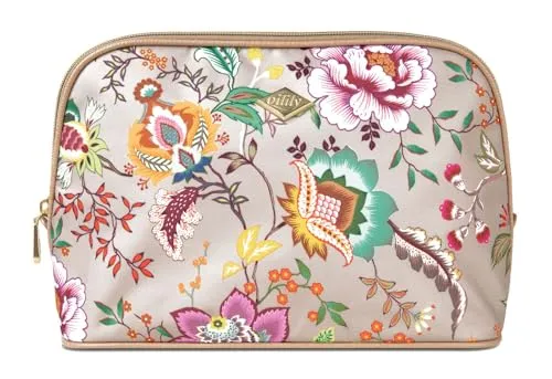 Oilily Kulturbeutel Chiara - Abwaschbarer Reisebegleiter - Kulturbeutel mit elegantem Paisleymuster, abwaschbarem Material und praktischem Zipper, ideal für Reisen oder Zuhause.