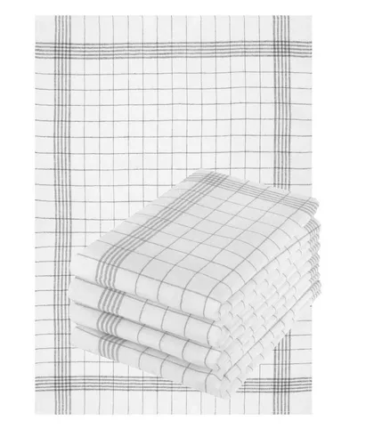 Betz Geschirrtuch 20er Set 50x70cm Geschirrtücher BW, (Set, 5-tlg., Geschirrtücher Küchentücher Handtücher), extrem strapazierfähig saugstark trocknergeeignet Gastronomiequalität