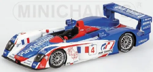 Minichamps AUDI R8 SONY PLAYSTATION ORTELLI 1000 KM SPA-FRANCORCHAMPS 2005 1:43