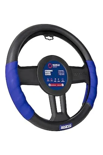 SPARCO SPC1100L Steering Wheel Covers Blue-Black