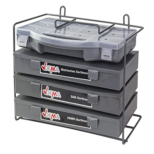 O-Ring Dichtring Sortiment 900 tlg. HNBR SAE metrisch - Vielseitiges O-Ring Sortiment in praktischer Box, ideal für professionelle Anwendungen und DIY-Projekte.