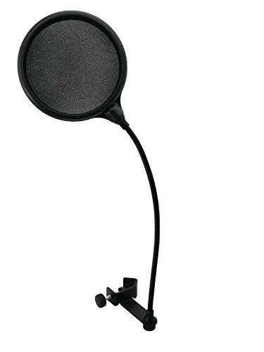 OMNITRONIC DSH-135 Mikrofon-Popfilter schwarz | Mikrofon-Windschutz
