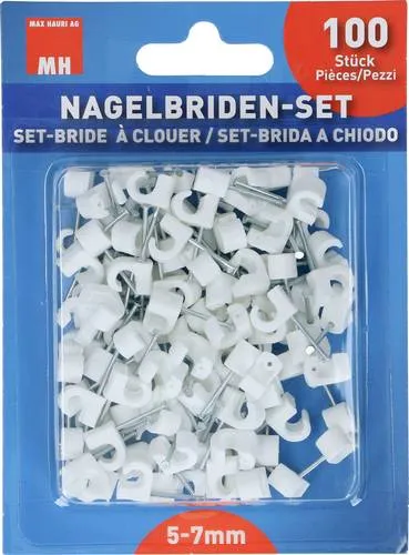 Max Hauri 135537 Nagelschellen-Sortiment 135537 1 Set in weiß von Max Hauri