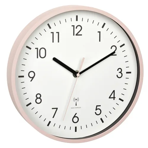 TFA 60.3550 Analoge Funk-Wanduhr 245 mm in pink von TFA Dostmann