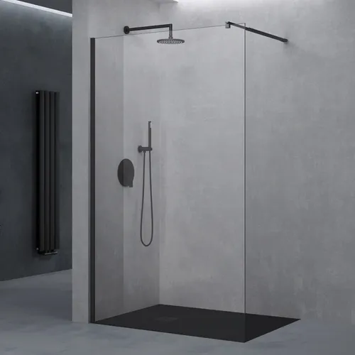 doporro Duschwand - Duschabtrennung aus Einscheibensicherheitsglas - Duschwände für Dusche, 8mm ESG mit Nano-Beschichtung für einfache Reinigung, ideal für moderne Badezimmer.