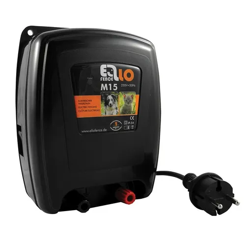 Weidezaungerät 230 Volt für Pferde Ponys Hunde Katzen + Kleintiere Ellofence M15
