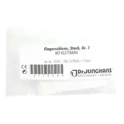 Fingerschiene nach Stack Größe 1 Klettband