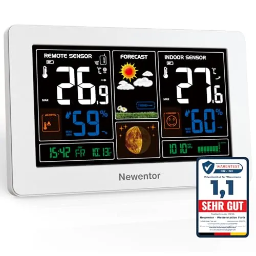 Newentor Funkwetterstation mit Außensensor