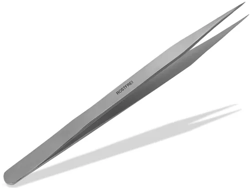 ► Spitze Pinzette 15 cm Spitzpinzette Splitterpinzette Fein und Spitz Rostfrei ◄