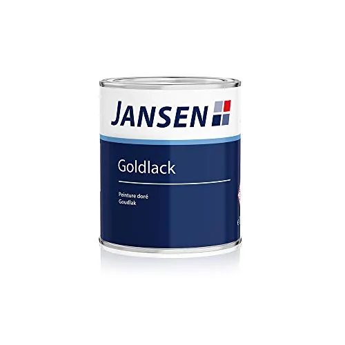 Produktbild Jansen Goldlack 125ml Metalleffektlack außen und innen