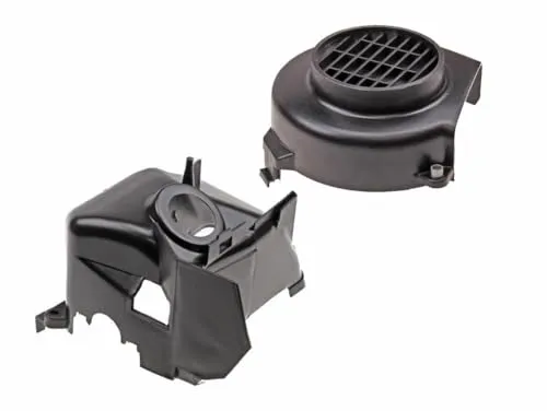 Zylinderabdeckung + Lüfterradabdeckung Set passend für Peugeot Speedfight 1/2 TKR Trekker Vivacity Elyseo Buxy AC 50 2T – Lüfter Zylinder Kühlverkleidung Abdeckung