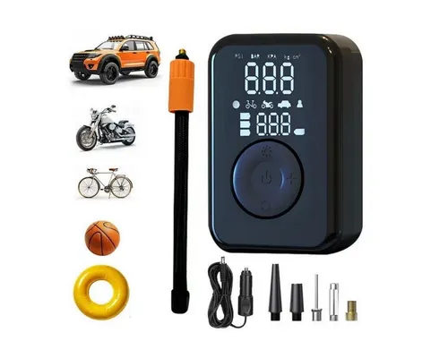 Patona Tragbare Elektropumpe 150 PSI mit Akku und LED