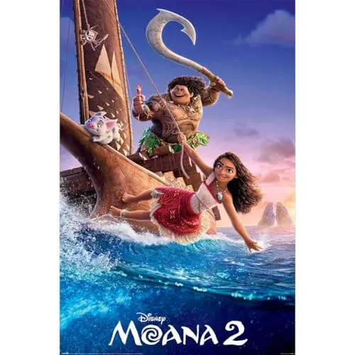 Moana 2 Maxi-Poster (Einheitsgröße) (mehrfarbig)