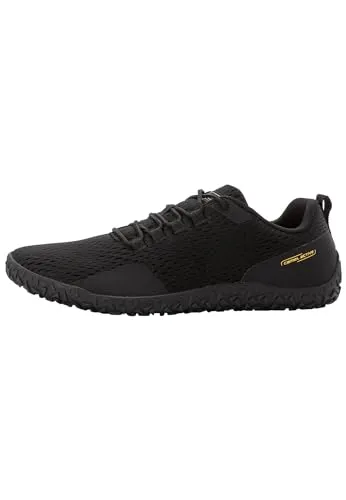 camel active Herren Barfußschuhe aus Mesh Schwarz - Herren-Sneaker mit atmungsaktiver Meshstruktur und flexiblem Schnellschnürsystem für optimalen Tragekomfort und Bewegungsfreiheit.
