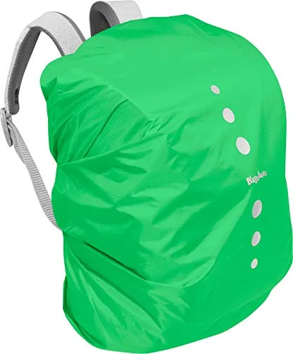 Playshoes Unisex Kinder Regenhülle für Rucksack Regenschutzhülle, Grün, L