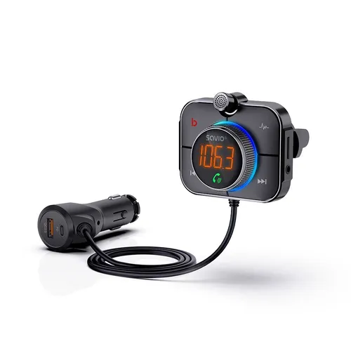 Savio TR-14 FM-Transmitter für das Auto von Savio