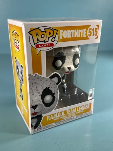 Funko Pop! Games: Fortnite - P.A.N.D.A. Team Leader, 9,5 cm Vinyl-Sammelfigur