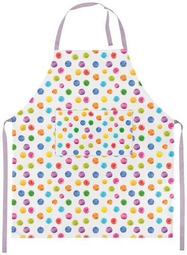 Kochschürze Grillschürze Küchenschürze AMBIENTE ca.70x85cm Polka Dots Baumwolle