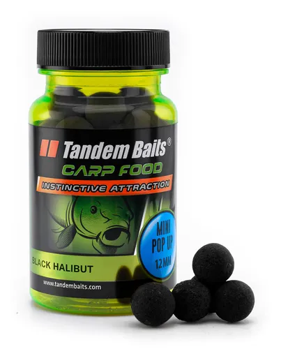 Carp Food Perfection Mini Pop-Up 12mm / 30g Schwarzer Heilbutt