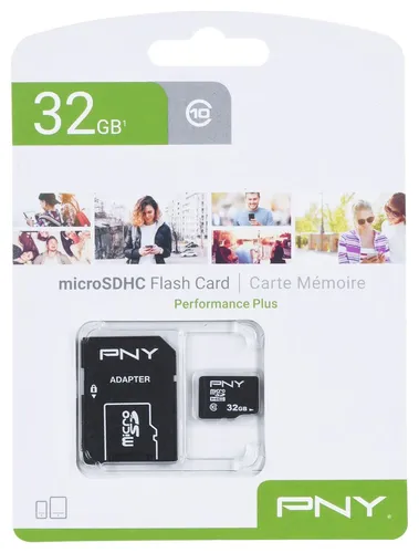PNY Performance Plus 32 GB MicroSDHC Klasse 10 PNY Technologies 751492625676