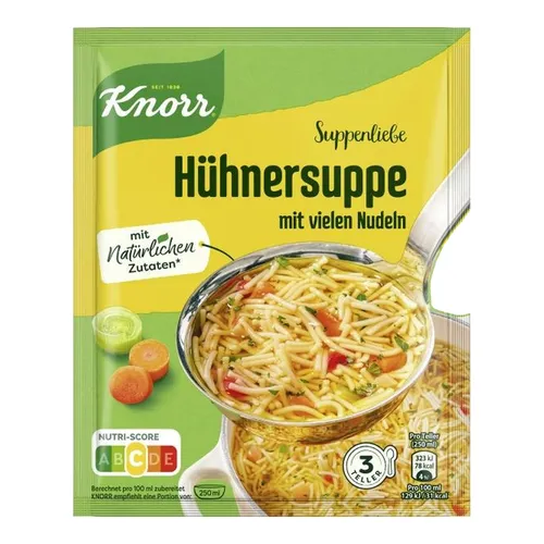 Knorr Suppenliebe Hühnersuppe mit Nudeln 750 ml von Knorr