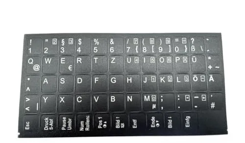 T-ProTek DEUTSCHE Tastaturaufkleber