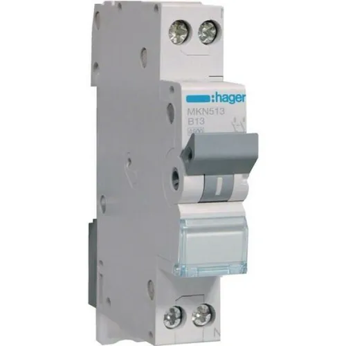 HAGER Leitungsschutzschalter MKN513 1P+N 6kA B-13A