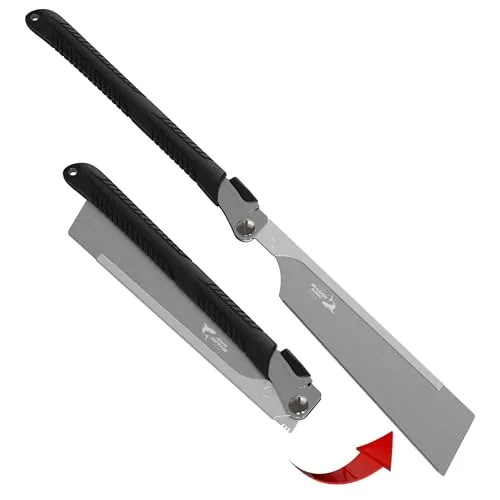 FAMEX Japansäge 5527 Profi Klappsäge 240mm - Sägen - Präzise und kontrollierte Schnitte mit der japanischen Klappsäge aus hochwertigem Karbonstahl. Ideal für Gehrungsschnitte und bündige Arbeiten dank extrem scharfer Zahnung.