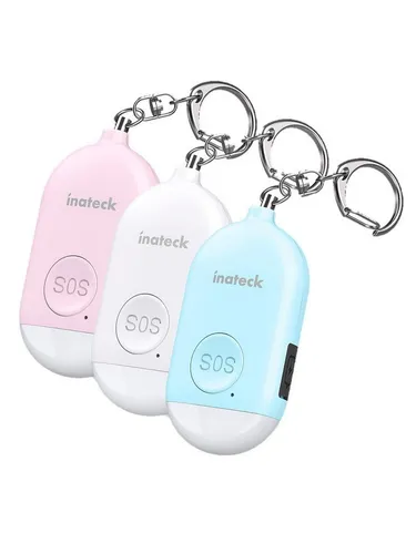 Inateck 3er-Pack 130 DB Persönlicher Alarm