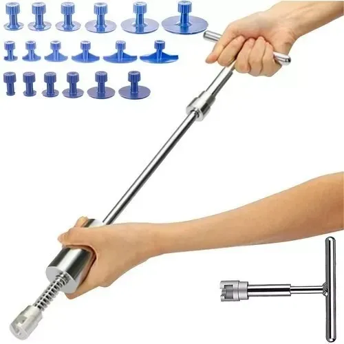 Set TIRA BOLLI Blasenfrei - Reparatur für Autos und Motorräder - Ausbeulreparatur-Set für alle Automarken, ermöglicht eine ordentliche Wartung ohne Lackschäden und sorgt für eine perfekte Karosserie.