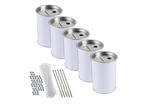 HMF Spardose Spendendose 10,0 cm Ø, 14,5 cm hoch ohne Griff, (5-tlg), für Spendensammlungen, inkl. Zubehör