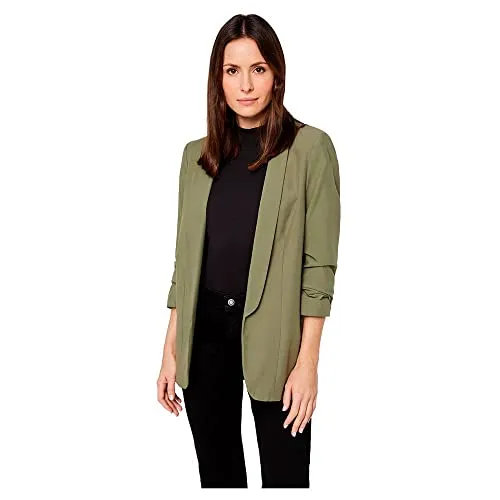 PIECES Pcbosella 3/4 Blazer Noos Bc - Damen Blazer mit 3/4-Ärmeln, eleganter regulärer Passform und hochwertigem Materialmix für optimalen Tragekomfort.