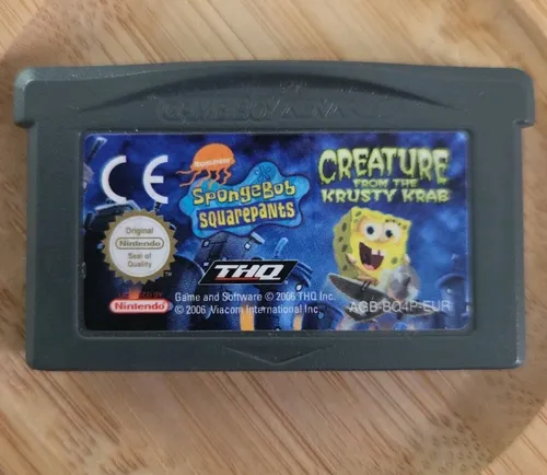 Spongebob Schwammkopf Die Kreatur aus der Krossen Krabbe Gameboy Advance