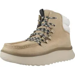 Hey Dude Wendy Peak Apres Wildleder Damen Stiefeletten, beige, 40 EU - Wanderschuhe mit weichem Wildleder-Obermaterial, ideal für gemütliche Spaziergänge und Outdoor-Abenteuer.
