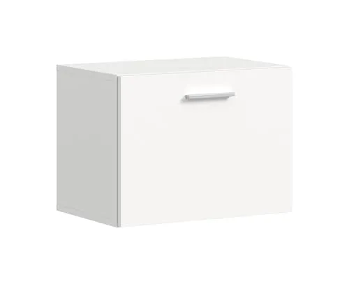 Garderobenschrank Weiß, 52x39 cm - Hochwertiger Dielenschrank in elegantem Weiß, ideal für kleine Flure. Profitieren Sie von unserem 10€ Willkommens-Gutschein bei Newsletter-Anmeldung!