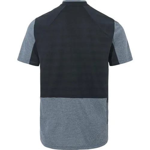 Vaude Herren Tamaro Hz IV T-Shirt XL grau - Leichtes, atmungsaktives Bikeshirt mit Halfzip und Reißverschlusstasche, ideal für aktive Outdoor-Aktivitäten, nachhaltig und vielseitig einsetzbar.