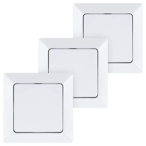 HEITECH Taster-Standard UP VDE CE, AC 250 V/ 10 A, 1polig, nur für innen, IP 20