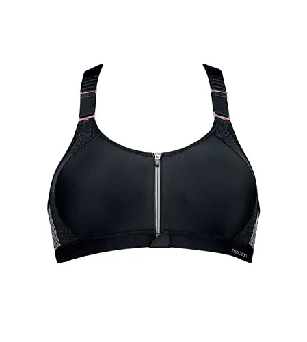 Triaction Damen Sport-BH Zip Lite F, Schwarz (Black (04) 04), Gr. 70C