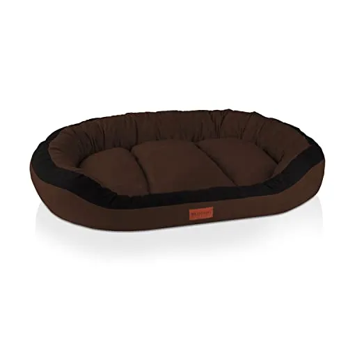 BedDog Tierbett PRINS PREMIUM - Hochwertiges Hundebett aus strapazierfähigem Alicante-Gewebe - Hundebetten, rutschfester Boden für sicheren Halt und komfortable Schaumfüllung für besten Schlaf Ihres Hundes.
