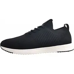 Marc O'Polo Herren sportlicher Schnürer Schwarz, Größe 46 - Sneaker mit modernem Mesh-Obermaterial für optimale Atmungsaktivität, ideal für sportliche Aktivitäten und den Alltag.