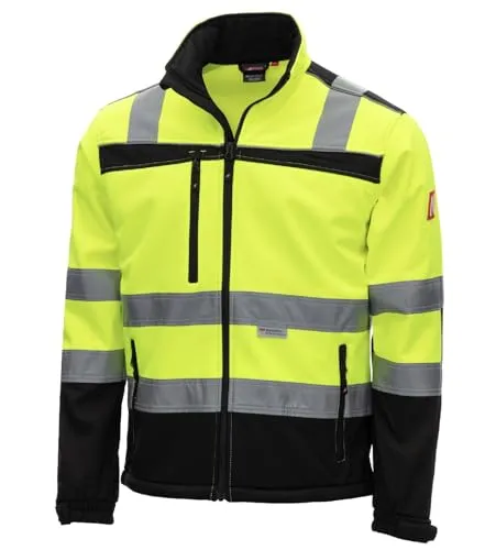 Kinder Hi-Vis Softshelljacke