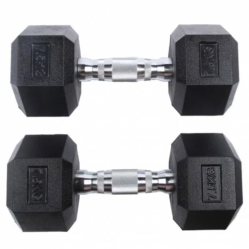 SPORTINATOR 7,5 kg Hexagon Hantel 2er-Set