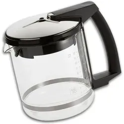 Krups F0464210F Filterdeckel für Kaffeekanne - Kompatibler Filterdeckel für Krups und Moulinex, aus hochwertigem Glas und Metall, ideal für perfekten Kaffeegenuss.